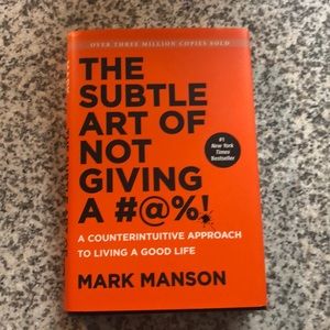 The Subtle Art of Not Giving a #@%! Hardcover Book